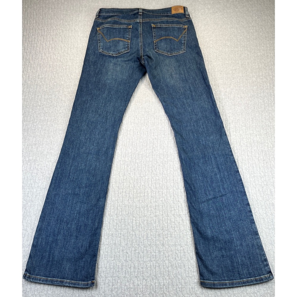 Dickies Bootcut blue Dress‎ Jeans Women 4R/29X33 mid rise flare leg medium wash